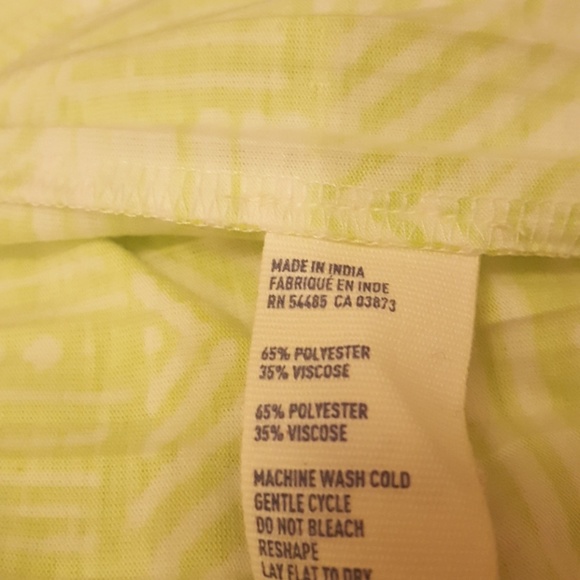 American Eagle💙Outfitters Lime Green High Lowi - Picture 5 of 6